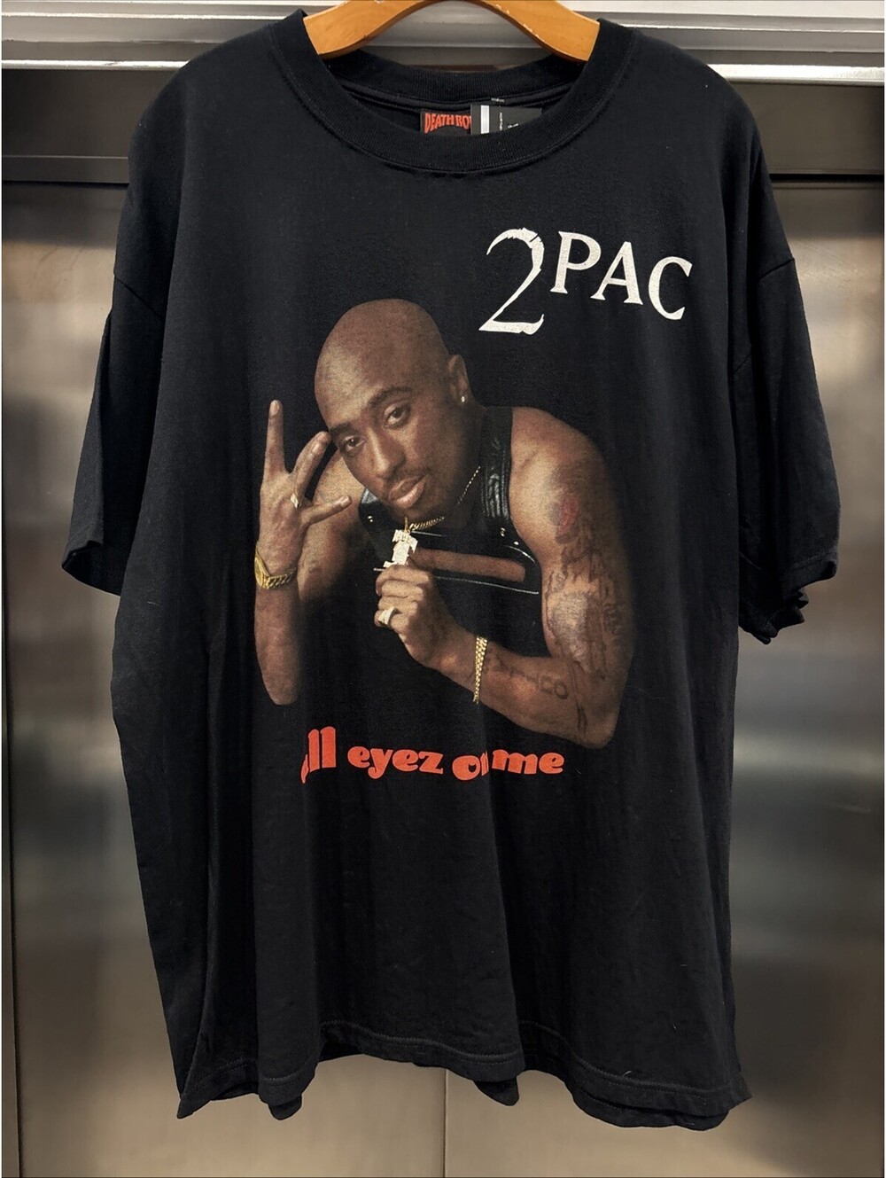 Vintage 2005 2Pac All Eyez On Me T-Shirt Sz 2XL Tupac Shakur Death Row Records